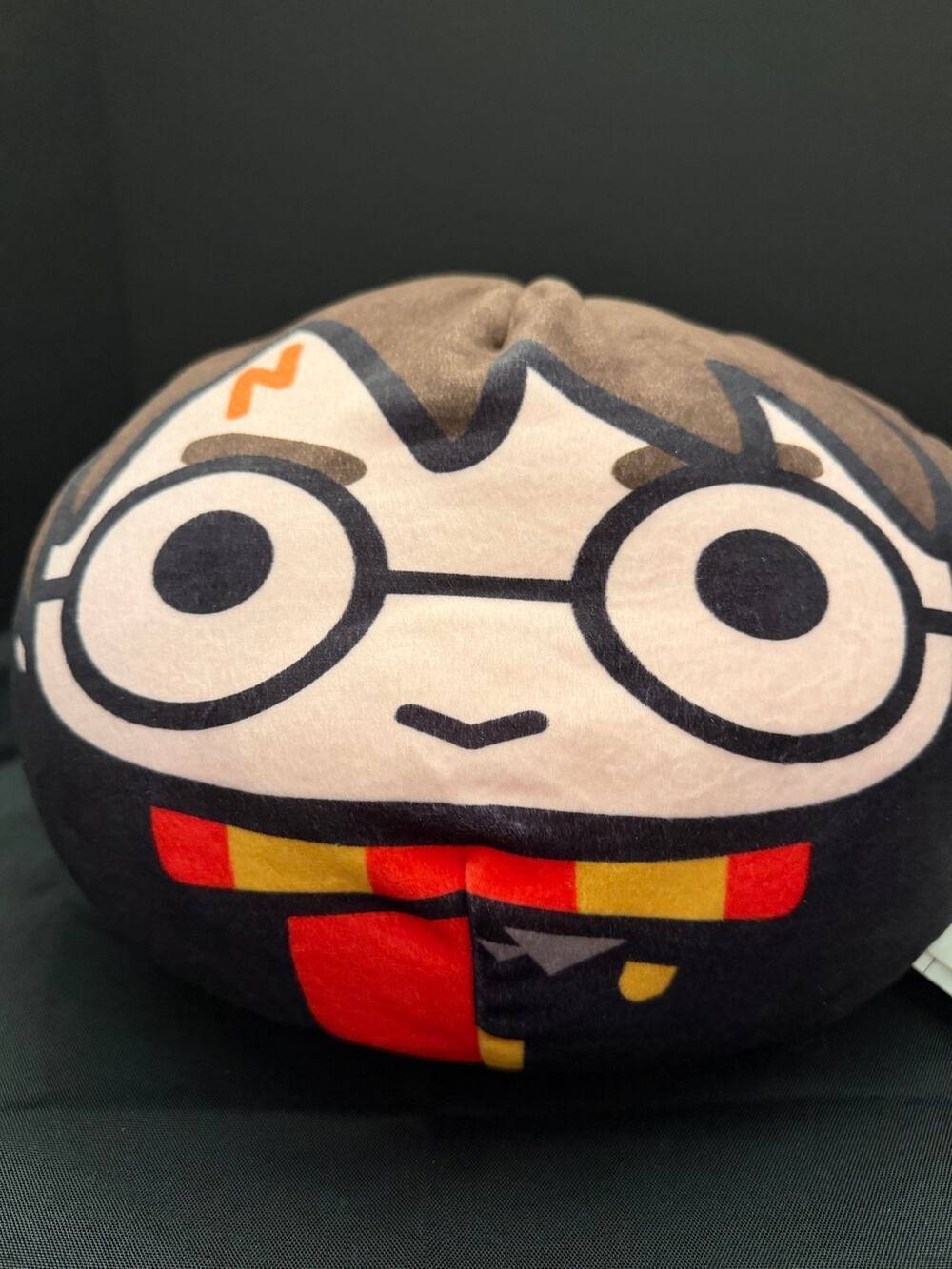 NWOT Official Harry Potter "Lil Potter" Round Cloud Pillow approx 11” Round